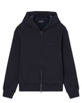 Felpa ASV con Zip e Cappuccio in Jersey-Emporio Armani-Felpe-Vittorio Citro Boutique