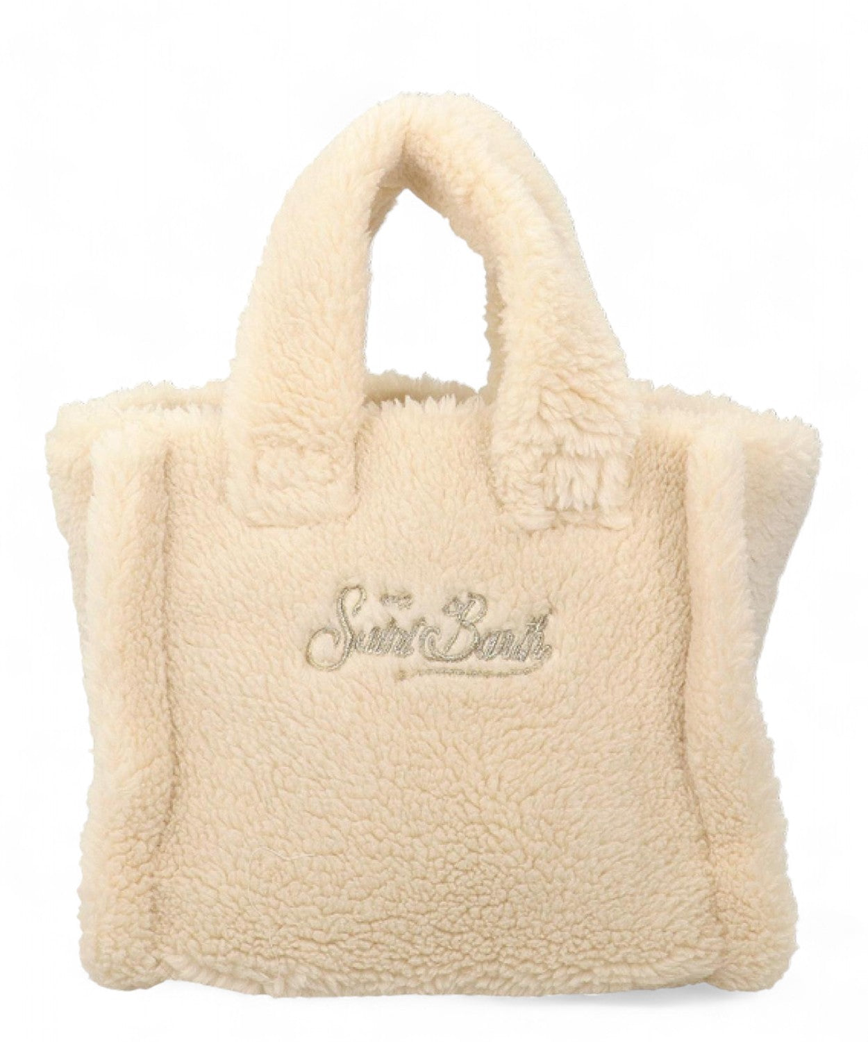 Vanity Mini Teddy Bag in ecopelliccia con logo-Mc2 Saint Barth-Borse a spalla-Vittorio Citro Boutique