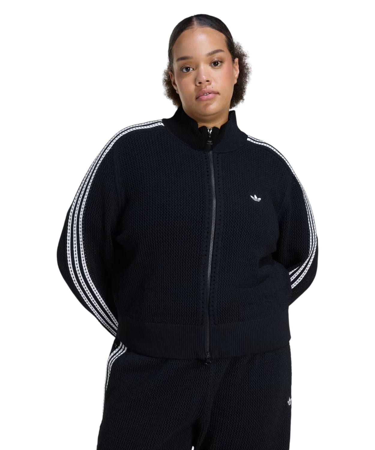 Felpa Knitted Crochet Firebird di adidas Originals