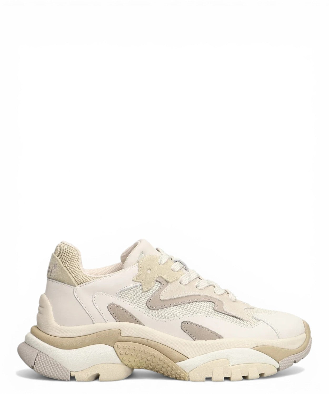 Sneakers Chunky Ash Addict in Pelle e Tessuto Tecnico