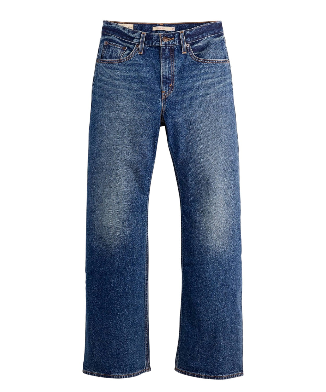 Jeans Bootcut Donna a Vita Media in Denim Non Elasticizzato