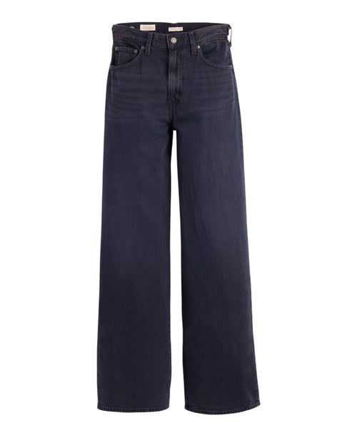 Jeans Donna Gamba Ampia in Cotone e Lyocell Cinch