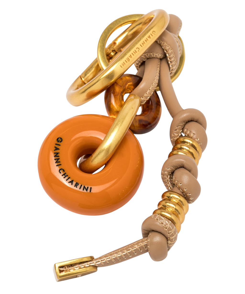 Gianni Chiarini Bag Charm Donut in Pelle