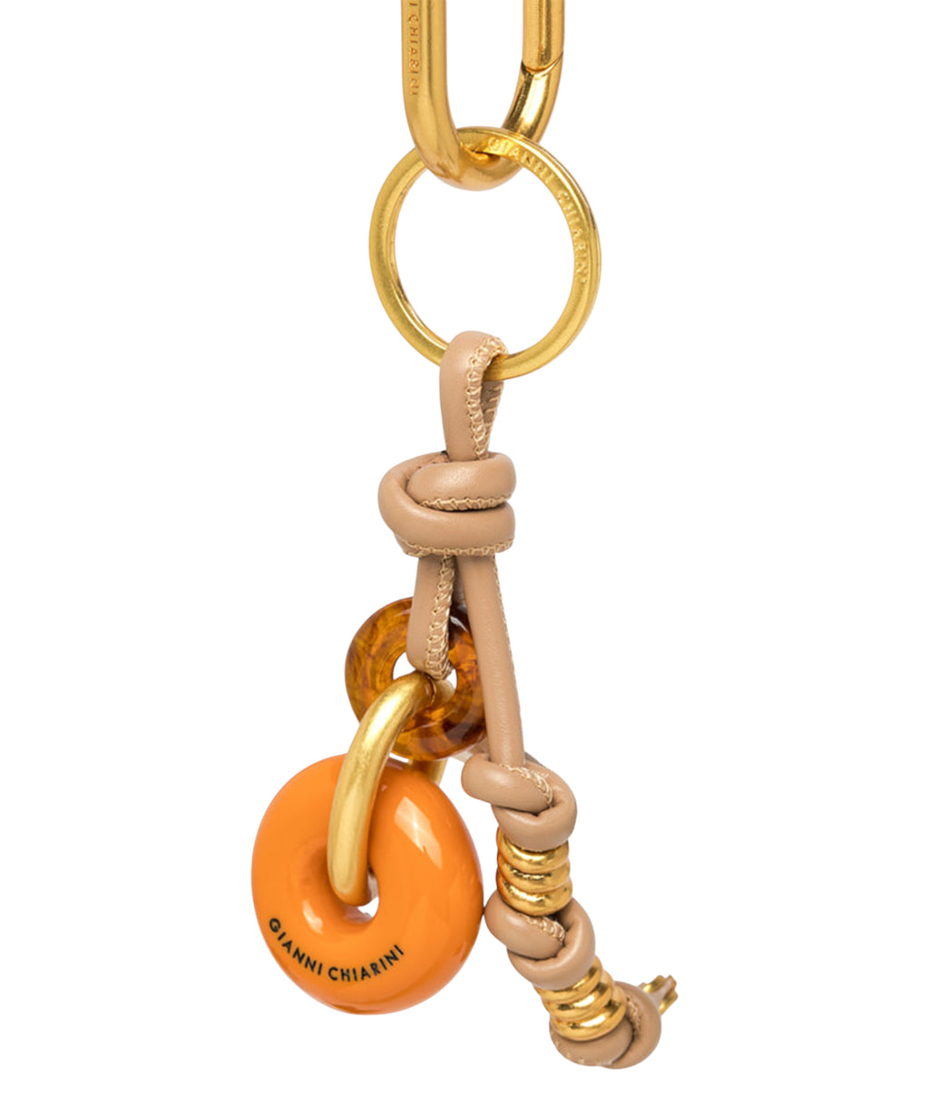 Gianni Chiarini Bag Charm Donut in Pelle