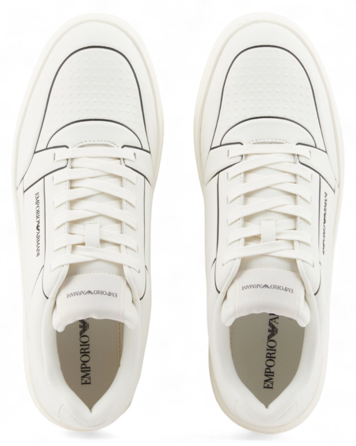 emporio armani handschuhe herren Emporio Armani Herren-Sneaker aus Leder mit Logo und Print