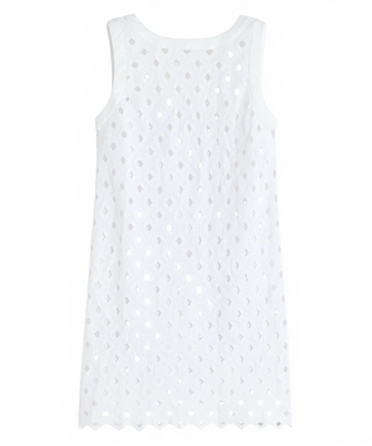 Max Mara Abito Corto Beachwear in Jersey Macramé