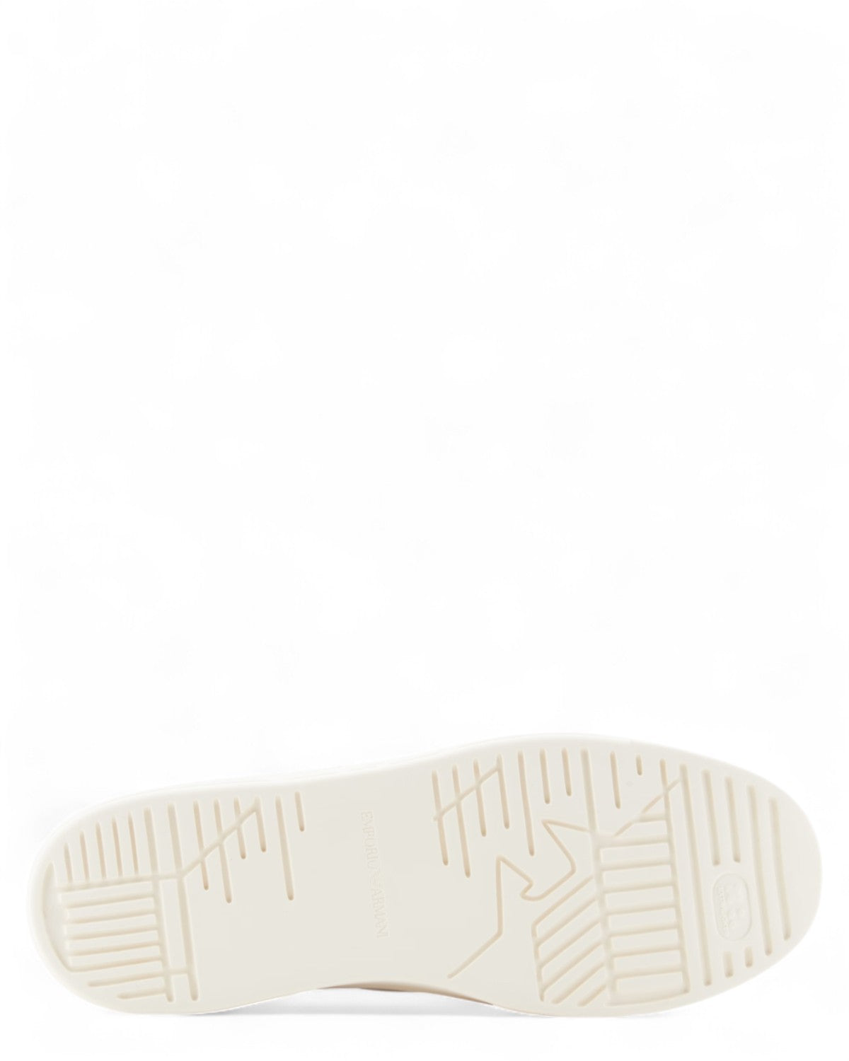 Sneaker in Pelle con Logo e Stampa Reticolata-Emporio Armani-Sneakers-Vittorio Citro Boutique