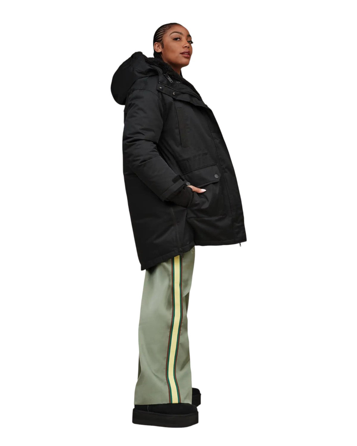 Klassische Ultra-Mini-Plateaustiefel