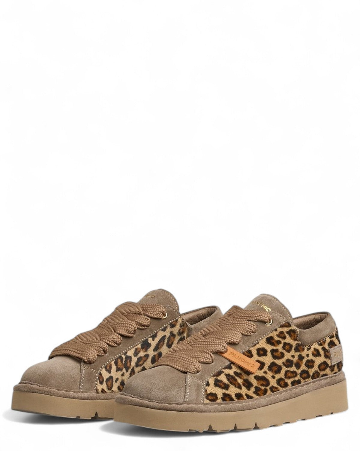 Sneakers P007 in Cavallino e Camoscio Leopardato-PANCHIC-Sneakers-Vittorio Citro Boutique