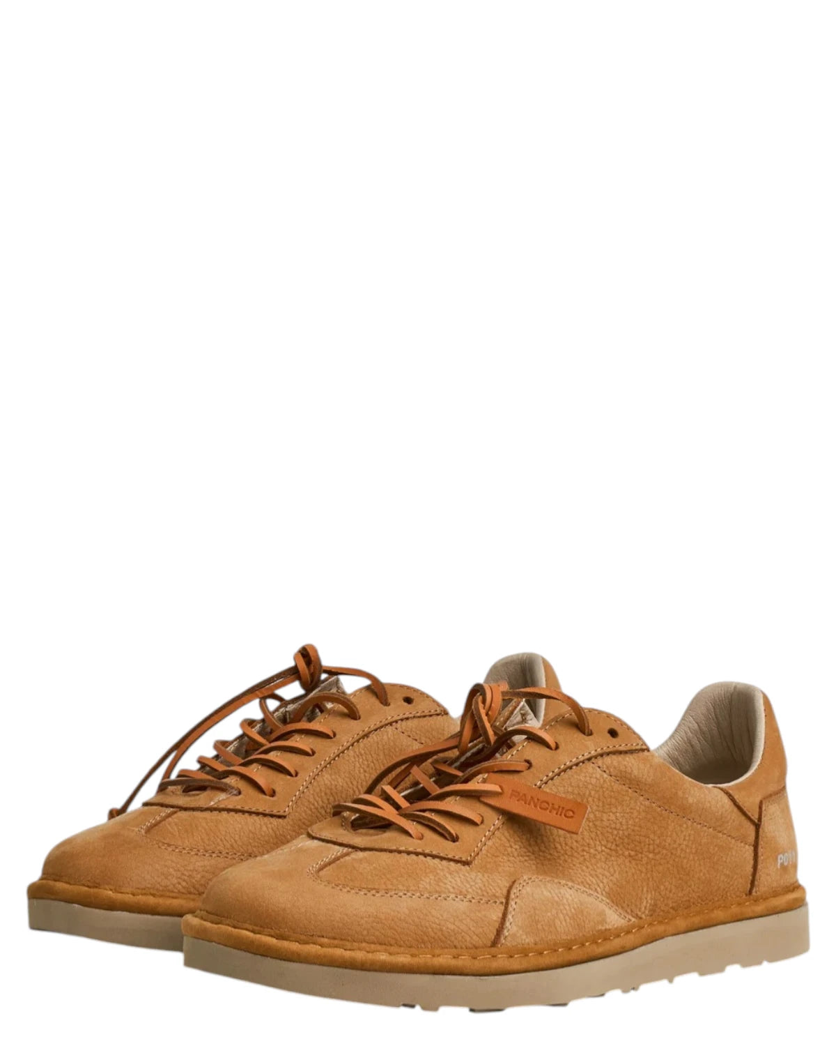 Scarpe allacciate uomo nabuk Brown Sugar Panchic P011