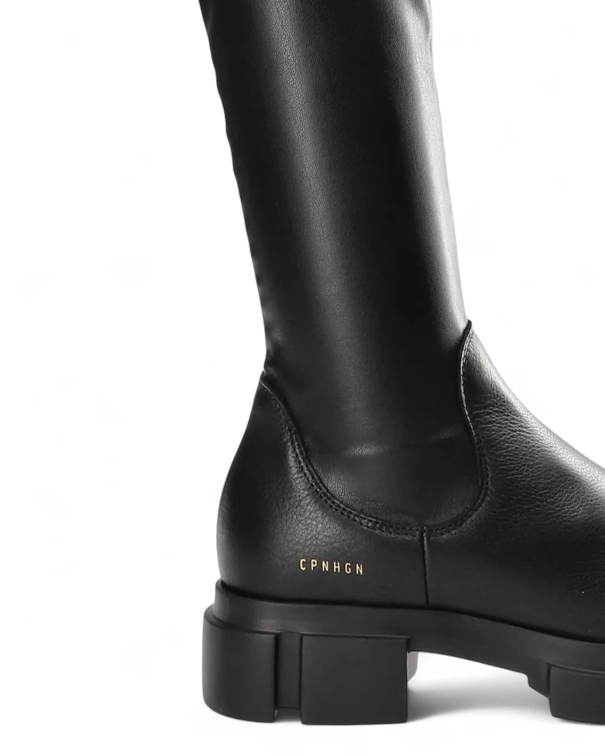Stivali al Ginocchio in Pelle e Tessuto Vegano-COPENHAGEN-Stivali-Vittorio Citro Boutique