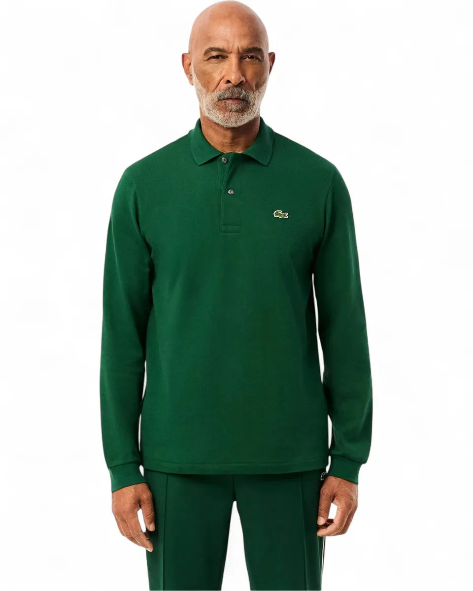 Polo Maniche Lunghe Piqué-LACOSTE-Polo-Vittorio Citro Boutique