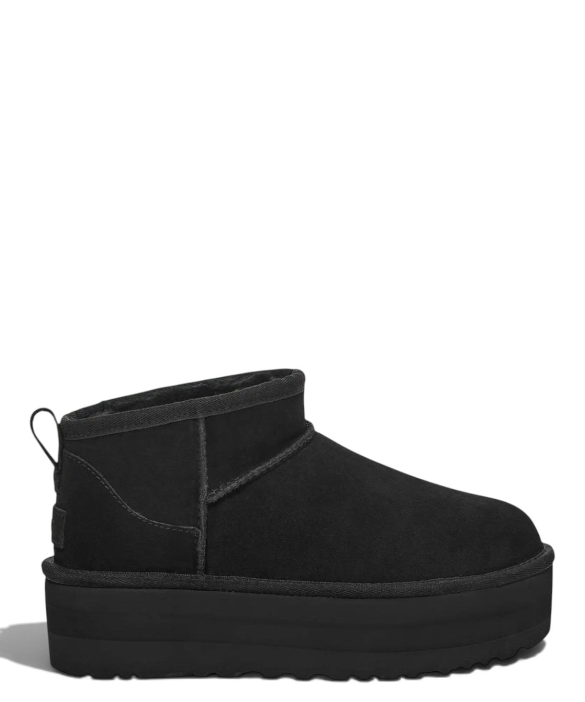 Stivali Classic Ultra Mini con Plateau nero