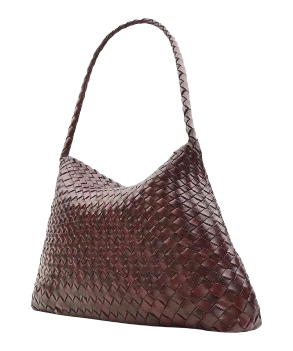 Borsa a spalla Bordò Dragon Diffusion in pelle artigianale