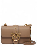 Love Bag One Piccola in Pelle con Tracolla Regolabile-Pinko-Borse a spalla-Vittorio Citro Boutique