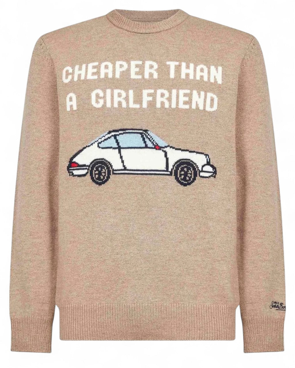 Maglione girocollo Heron "Cheaper" in Lana-Mc2 Saint Barth-Maglieria-Vittorio Citro Boutique