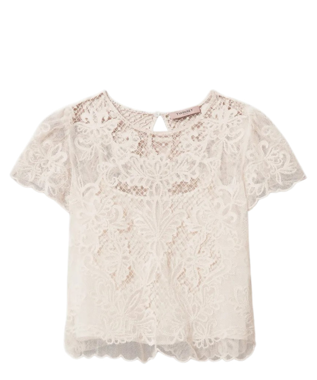 Blusa Twinset con bordado