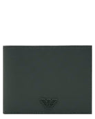 Portafoglio Uomo Bifold in Pelle Rigenerata Saffiano-Emporio Armani-Portafogli-Vittorio Citro Boutique