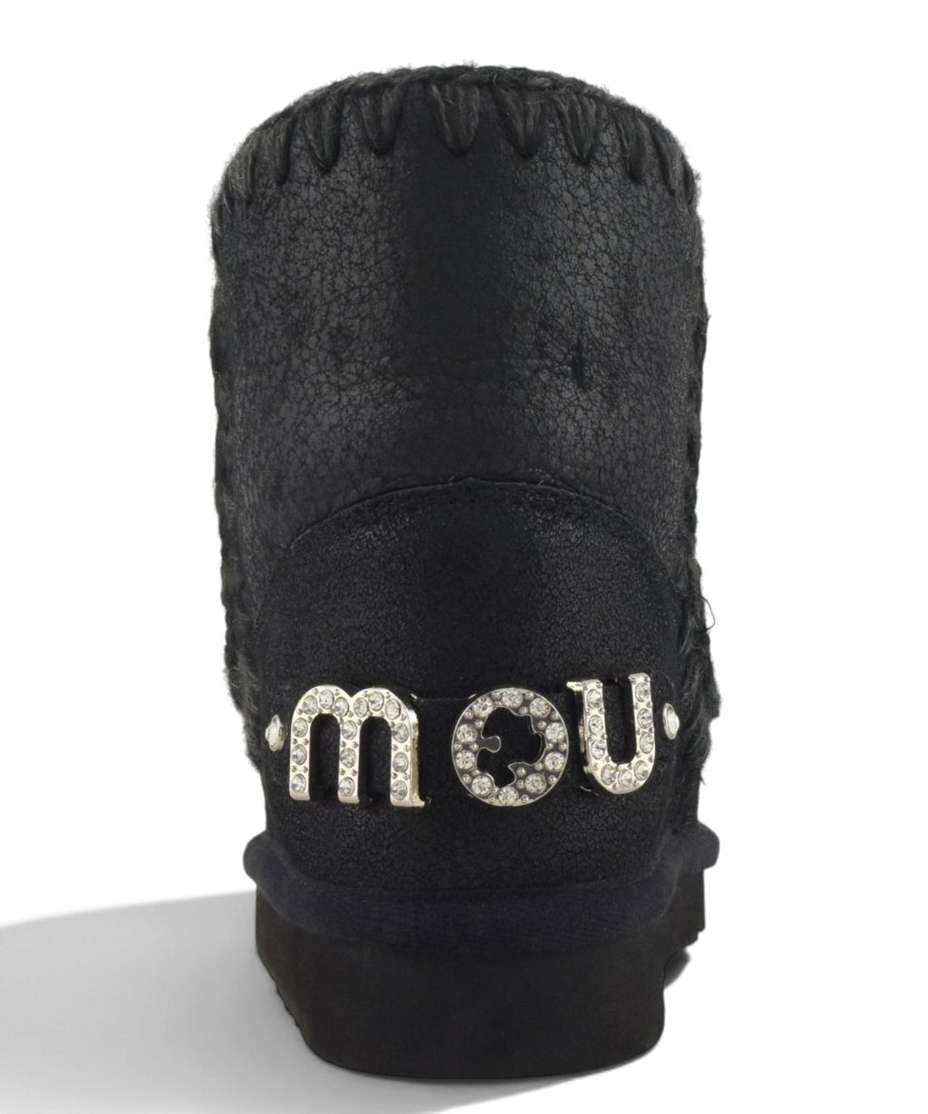 Botín Eskimo 18 con logo de strass Mou