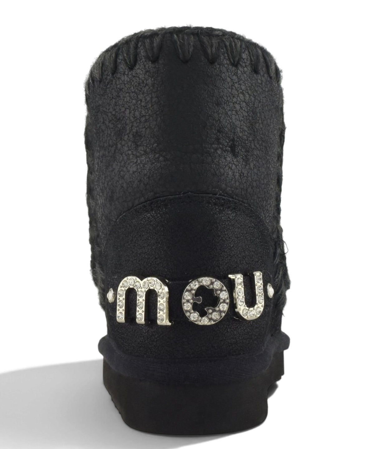 Botín Eskimo 18 con logo de strass Mou