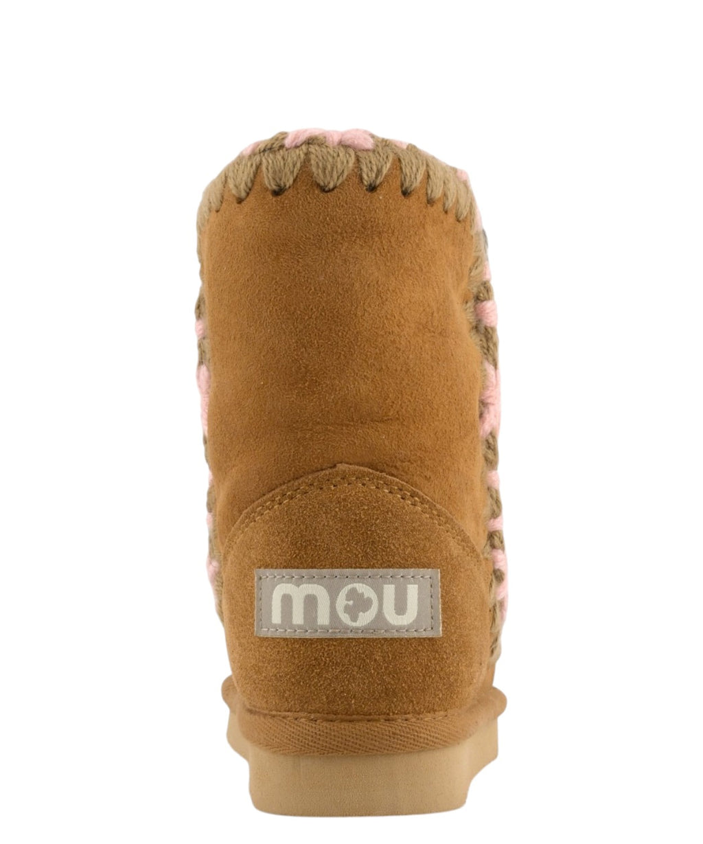 Mou Eskimo Kid Overstitch-Stiefel für Kinder aus Lammfell