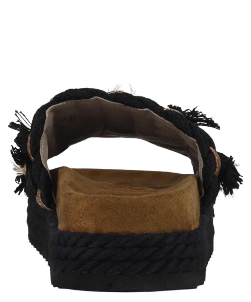 Mou zomersandalen met franjes
