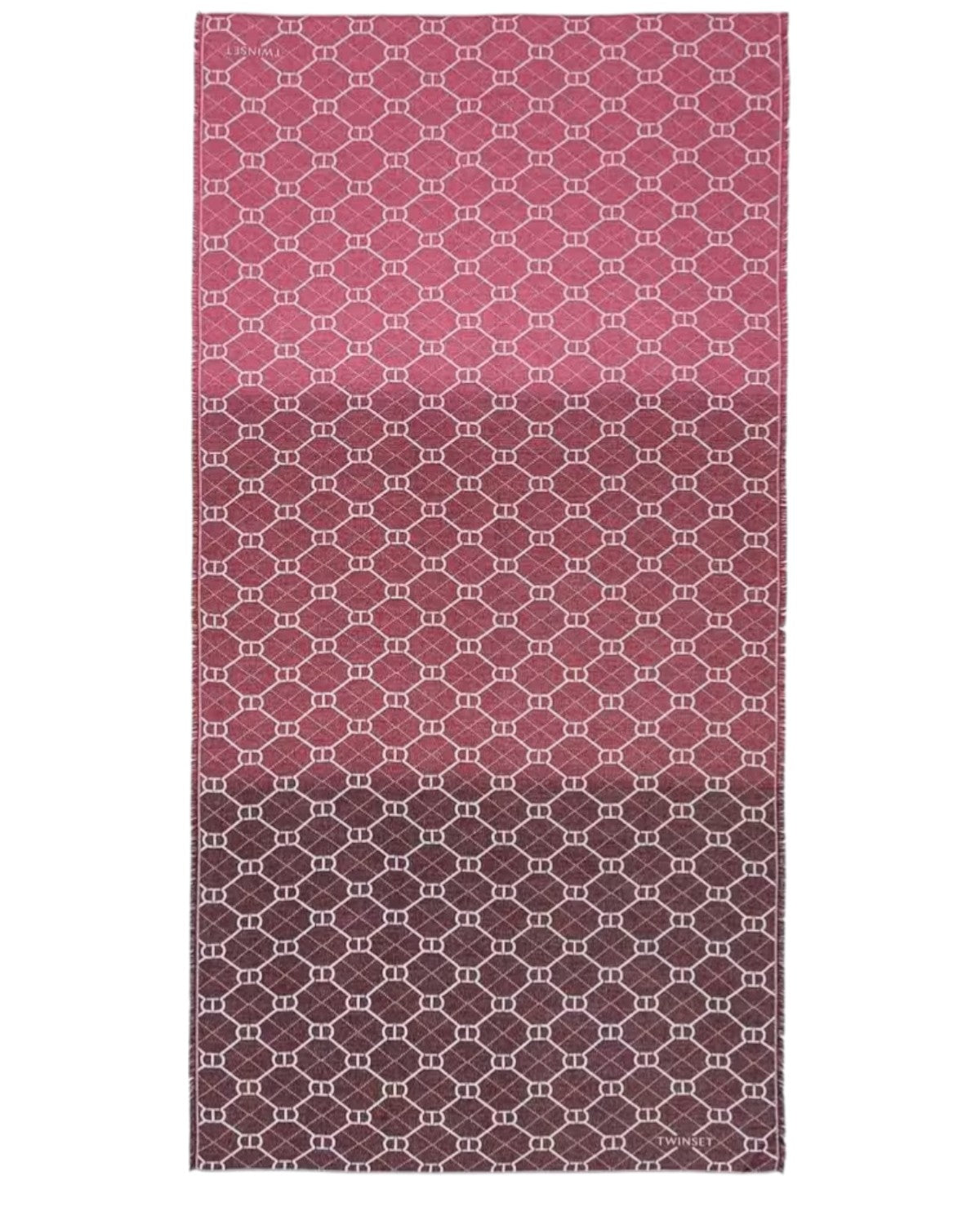 Stola in Viscosa con Logo Jacquard-Twinset-Sciarpe & stole-Vittorio Citro Boutique