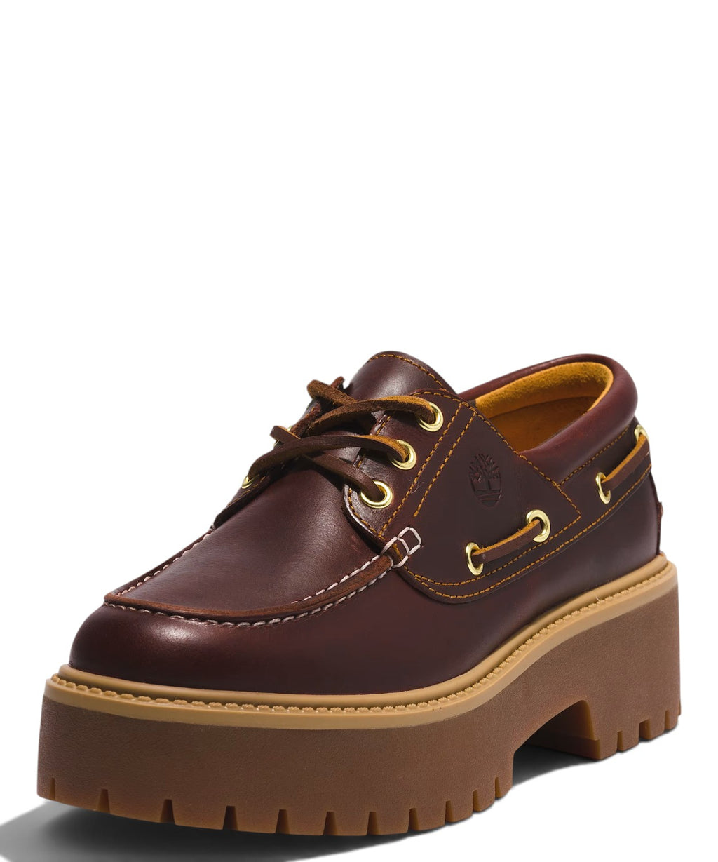 Scarpa da Barca Timberland con Plateau in Pelle