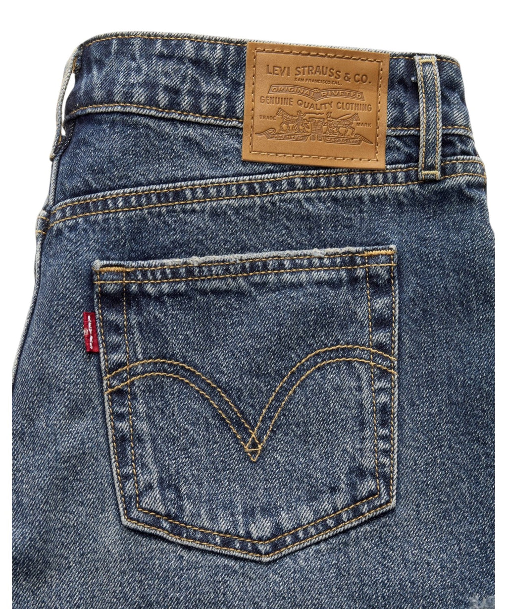 Shorts Levi's Donna in Denim 100% Cotone