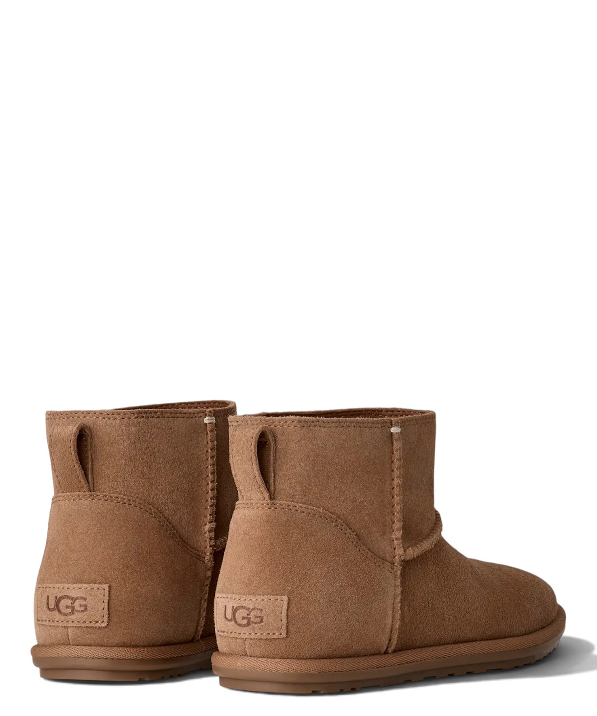 Botas UGG para mujer Classic Mini Deconstructed de piel sin forro