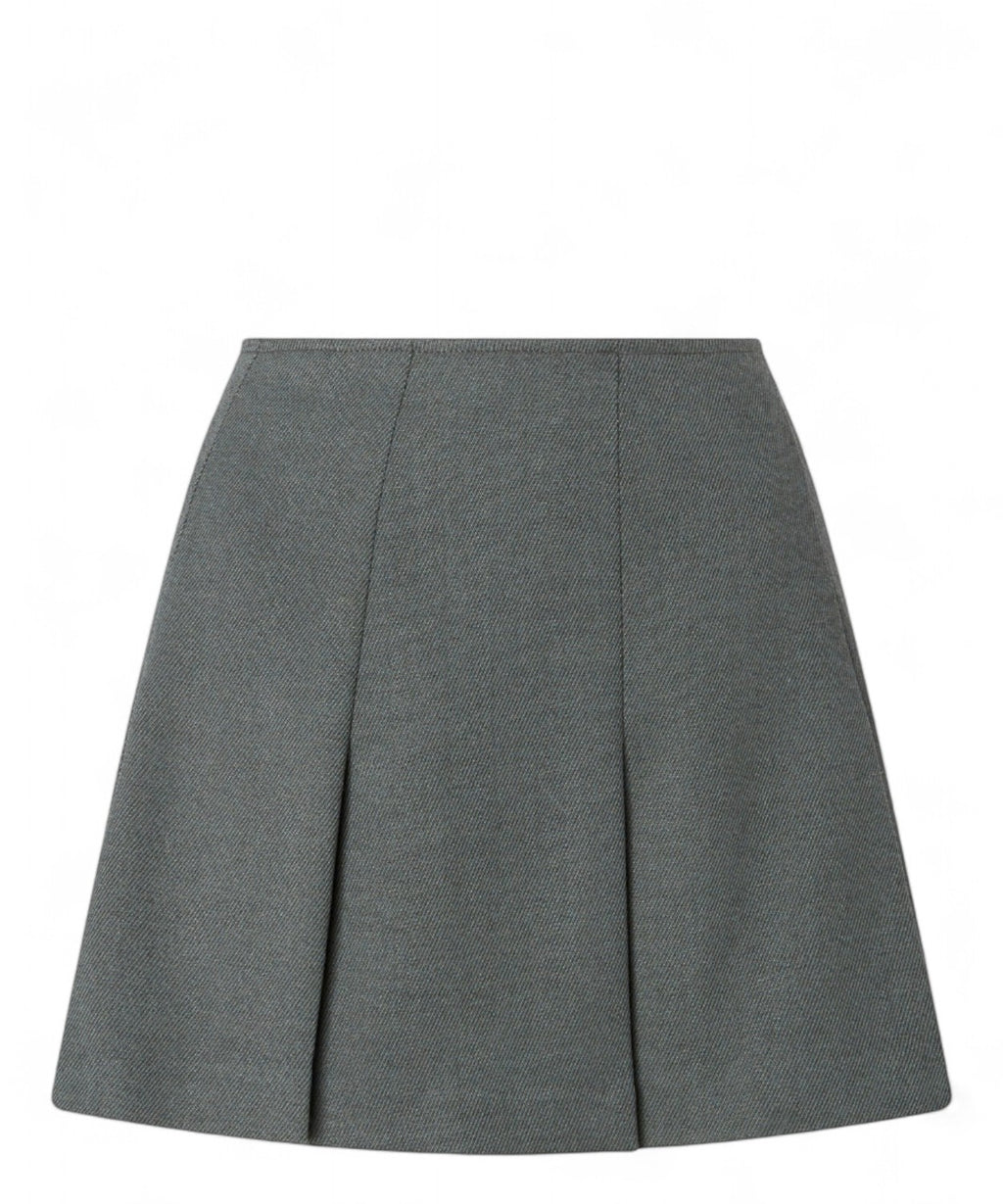 Minigonna a Pieghe in Misto Lana-Pinko-Gonne-Vittorio Citro Boutique