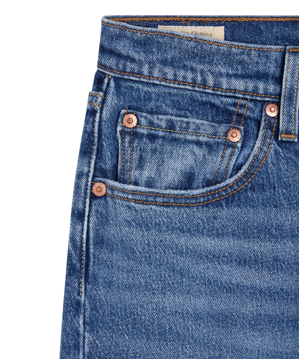 Levi's 501® Crop džíny s vysokým pasem a strečem