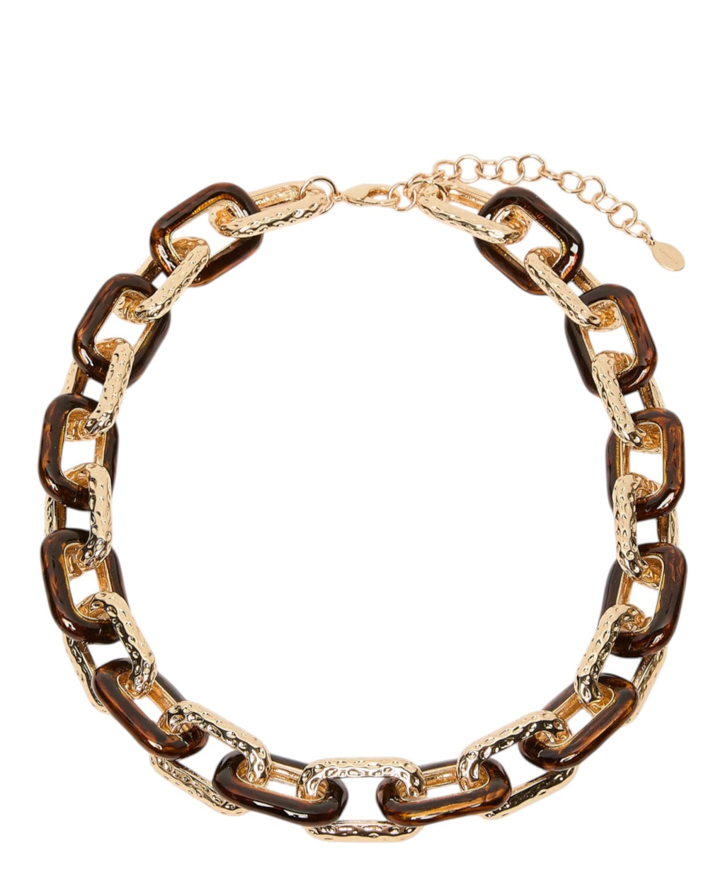 Collana Marella Girocollo a Catena Dorata e Smaltata