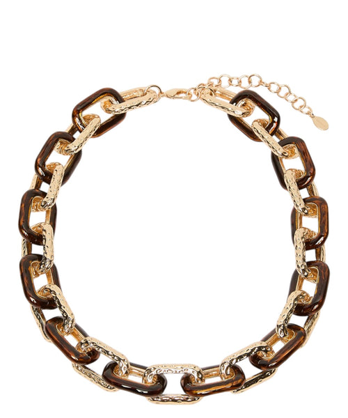 Collana Marella Girocollo a Catena Dorata e Smaltata