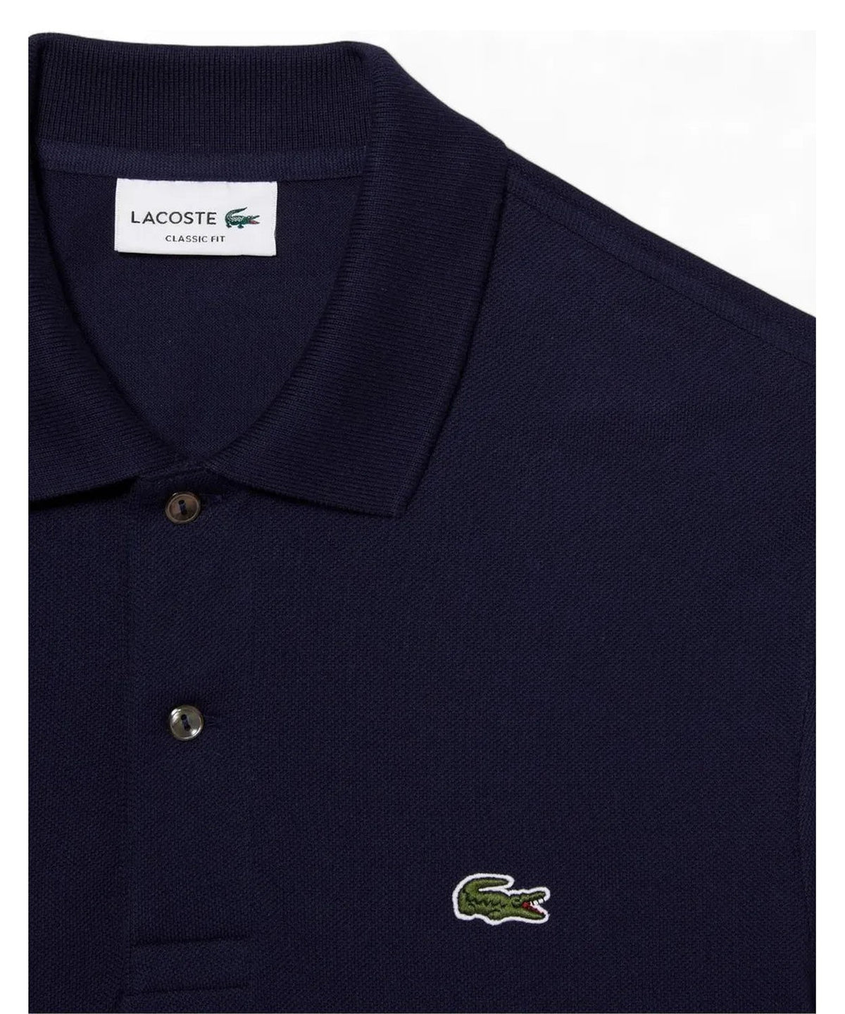 Polo Maniche Lunghe Piqué-LACOSTE-Polo-Vittorio Citro Boutique