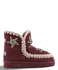Ботуши Mou Eskimo 18 Wool Stars & Rhinestones за жени от овча кожа