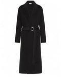 Cappotto dritto in misto lana con cintura-Vittoriocitro-Vittorio Citro Boutique