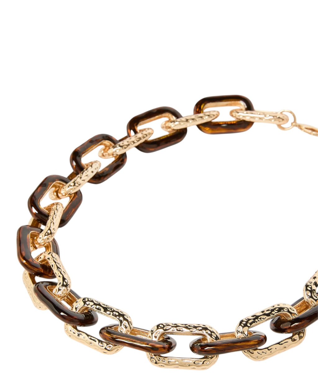 Collana Marella Girocollo a Catena Dorata e Smaltata