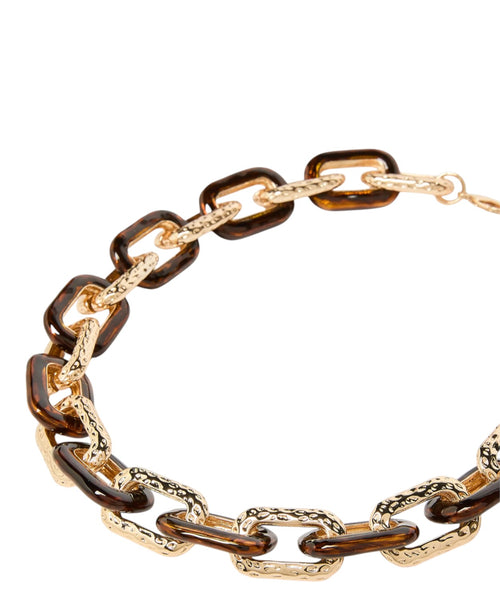 Collana Marella Girocollo a Catena Dorata e Smaltata