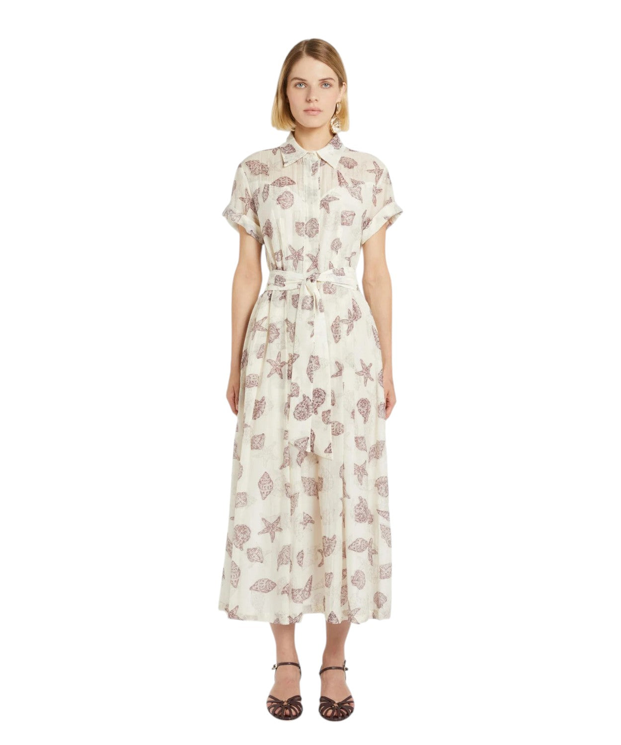 Abito Midi Elegante Marella GALLI con Cintura