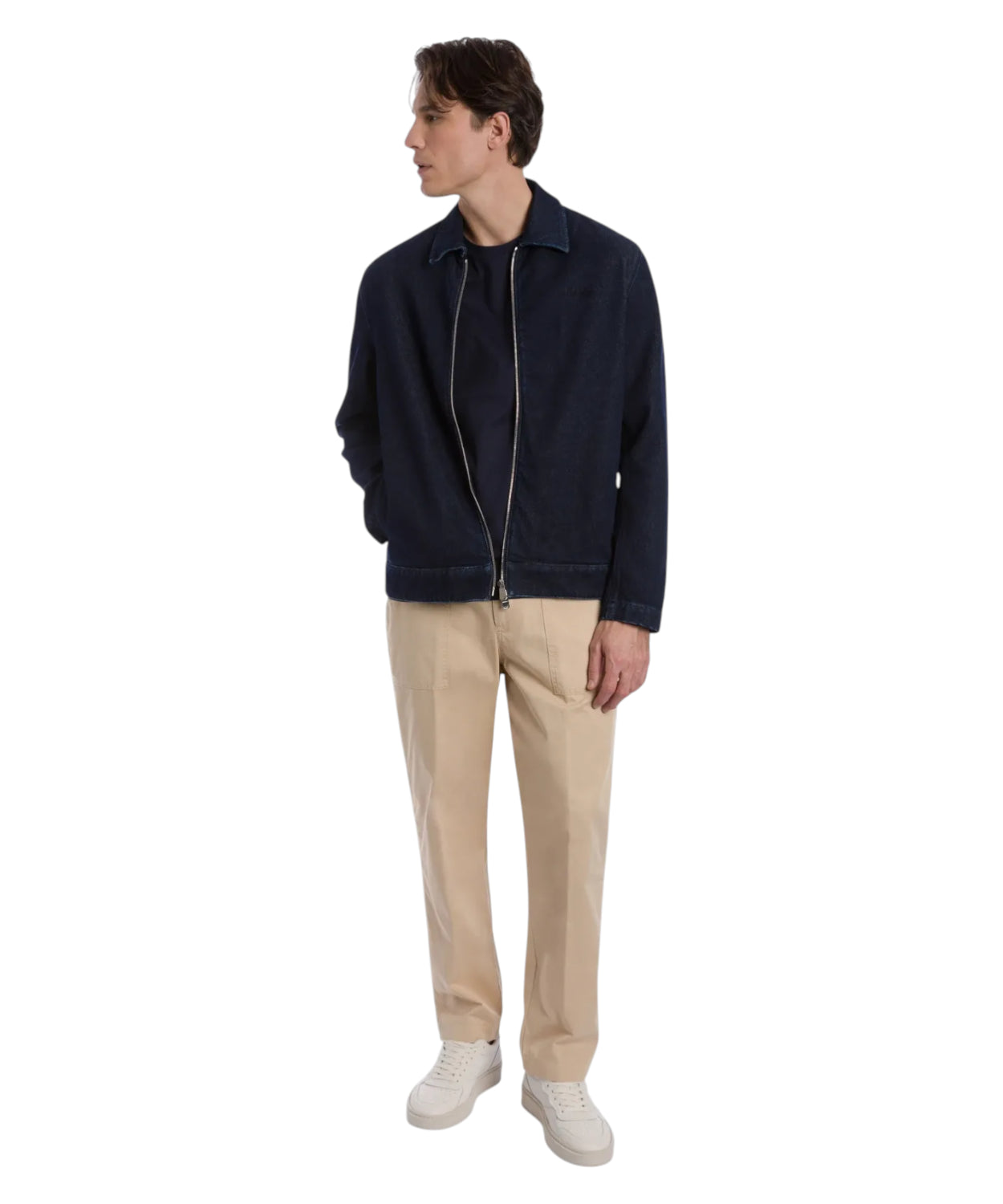 T-shirt Dondup uomo girocollo in jersey di cotone