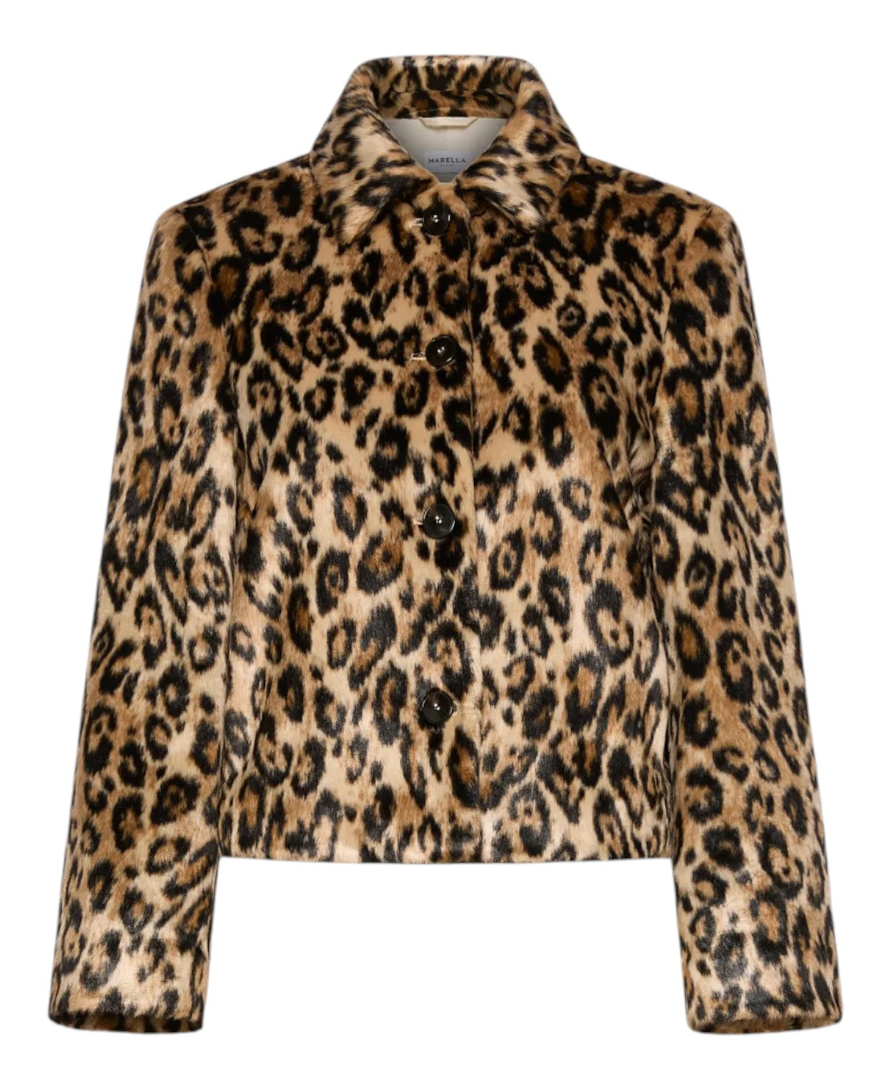 Giacca Boxy Donna Animalier in Jersey