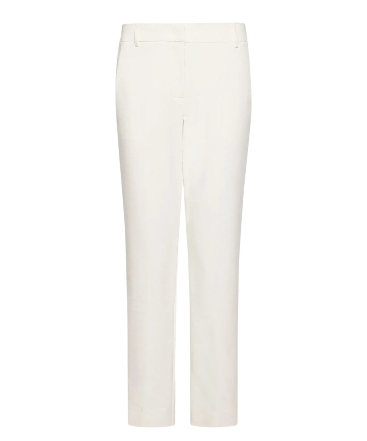 Pantalone Donna Stretch Misto Cotone con Piega Stirata