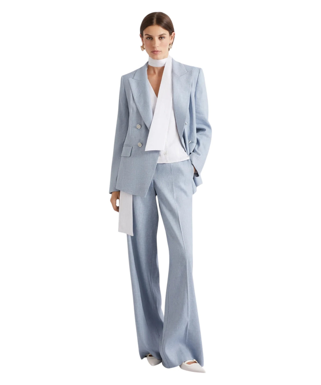 Blazer Marella BUSSOLA Doppiopetto in Misto Lino