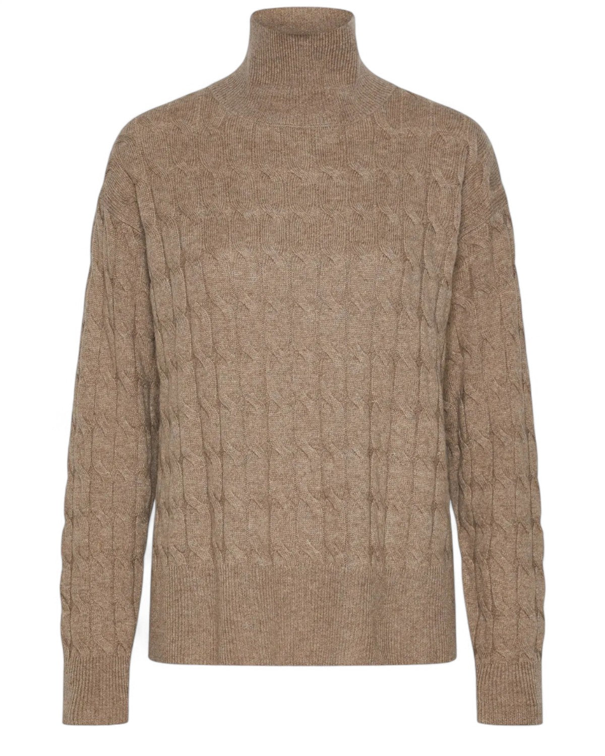 Lupetto in lana e cashmere con lavorazione a trecce-Marella-Maglieria-Vittorio Citro Boutique