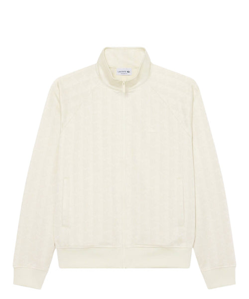 Chaqueta Hombre Lacoste con cremallera en jacquard Monogram