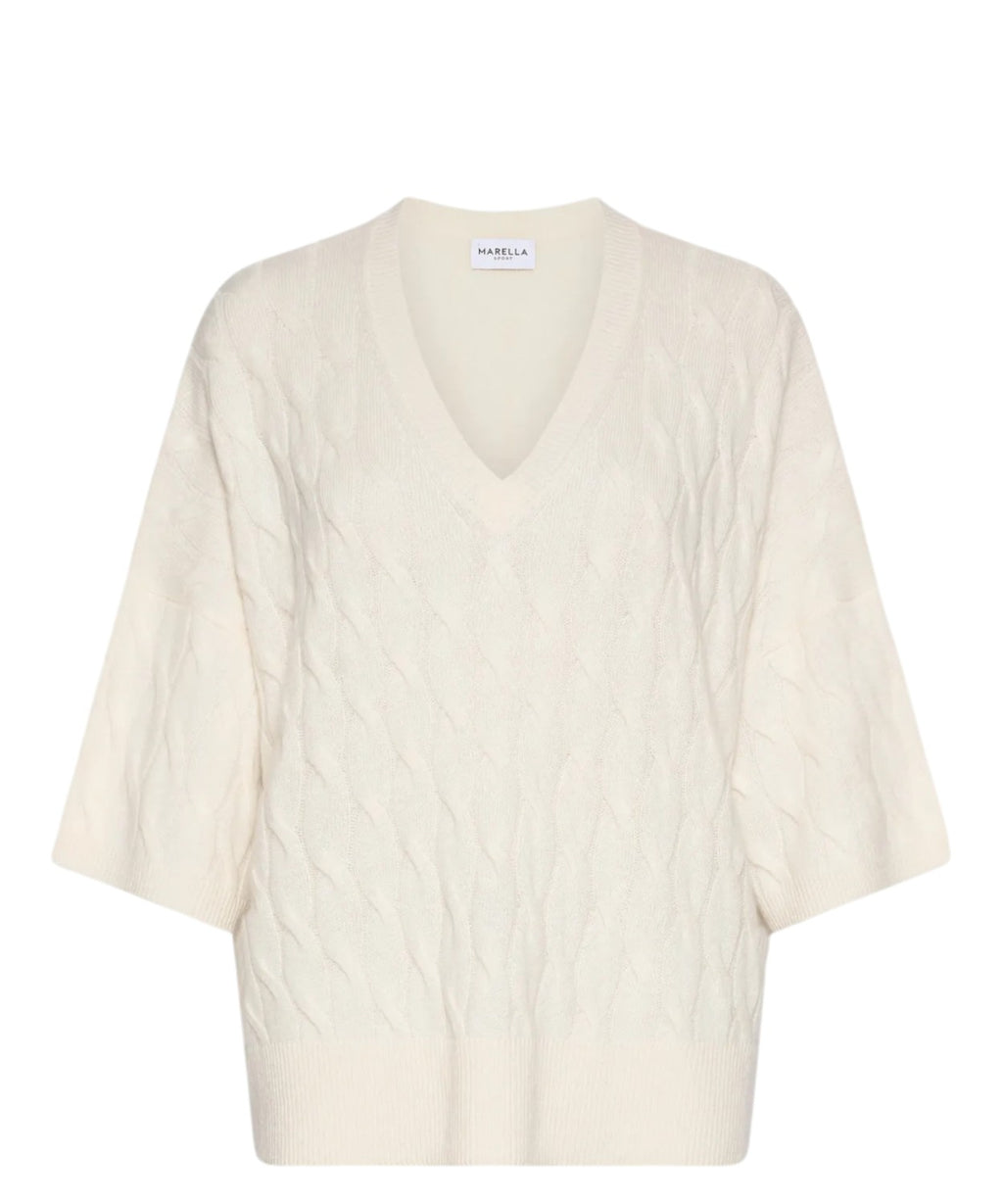 Maglia Oversize in Cashmere con Trecce