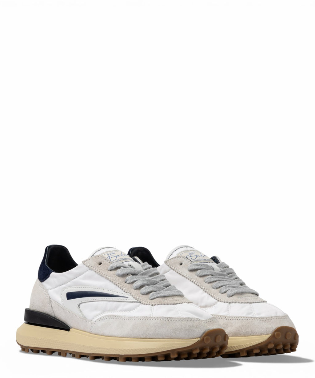 Sneakers D.A.T.E. Athleta Nylon Wit Blauw