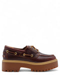 Scarpe da Barca Stone Street in Pelle con Platform 5 cm-TIMBERLAND-Mocassini-Vittorio Citro Boutique