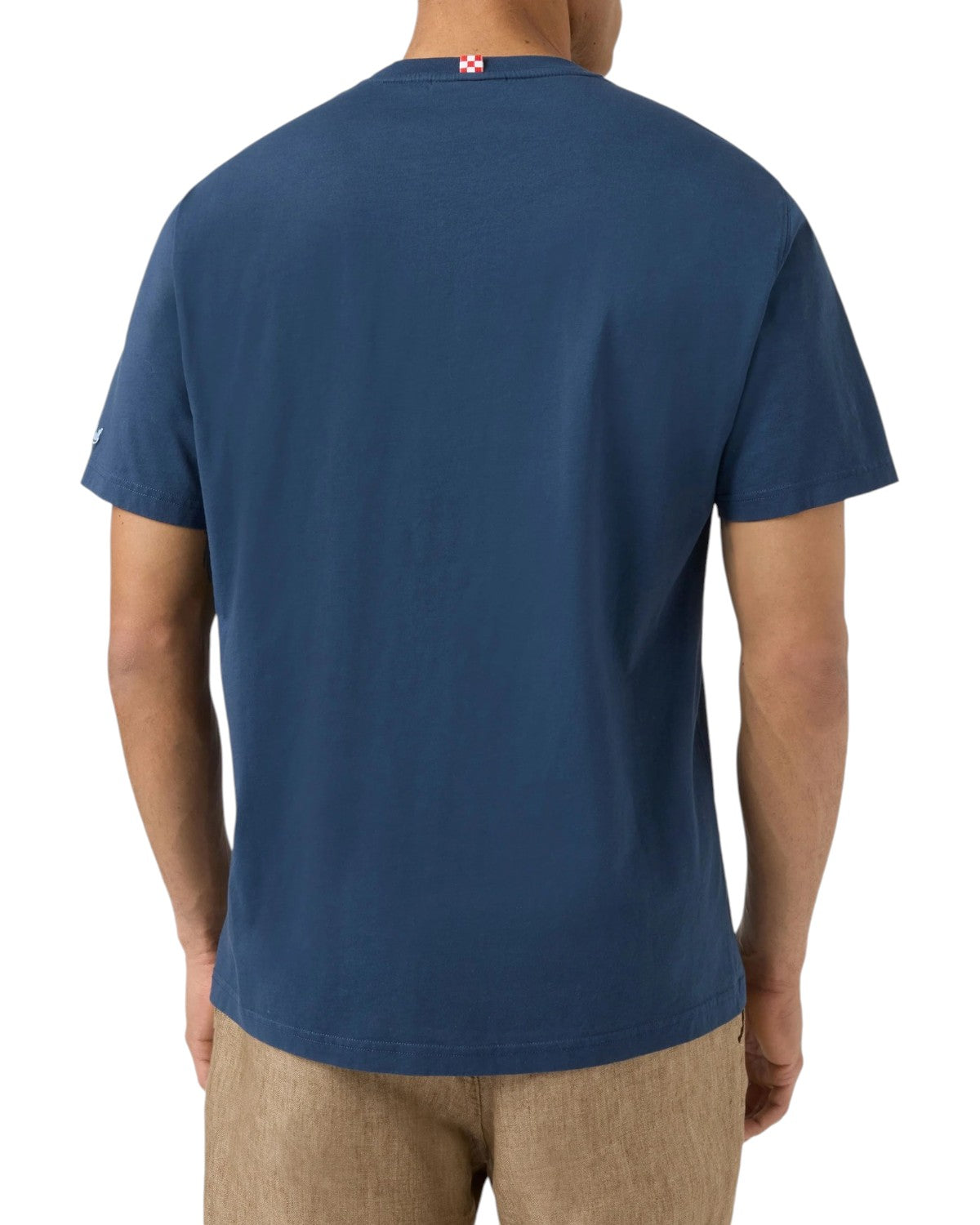 Heren T-shirt Portofino met Tequila MC2 Saint Barth borduurwerk
